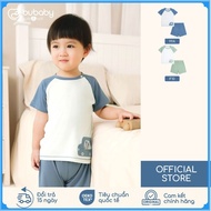(6M-5Y) Little Car Bubaby Bamboo IBB short-sleeved shoulder set130100 | Genuine BU clothing