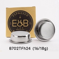 E&B LAB FILTER BASKET by IMS from Italy ตะแกรงใส่ผงกาแฟ 58 mm. จากอิตาลี แบบไร้ขอบ (Ridgeless)