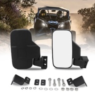 New Universal UTV ATV All-Terrain Vehicle ATV Side Mirror Rearview Mirror Curved Large Field Of View Mirrors