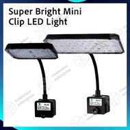 Resun Aquarium LED Clip Light Lamp - 8W 12W | akuarium led light fish lamp lampu aquarium led aquasc