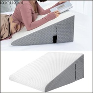 KOOK Comfortable Sleep Inclines Memory Foam Bed Wedge Pillow for Acid Refluxs Sleep Apnea and Orthop