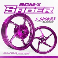 BOM RANGSIT BOMX  SABER CNC MAGS MIO SPORTY/SOULTY/MIO I 125/M3/CLICK 125/150/BEAT FI 14S 6 SPOKES