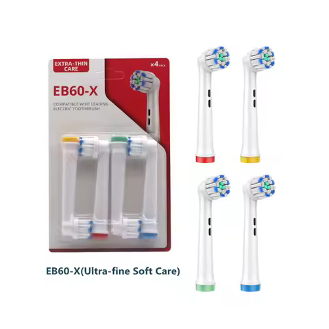 4pcs Replaceable Toothbrush Heads For Oral B Electric Toothbrush Pro Health 3D Excel Triumph Fit Adv