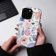 Phone Phone Case Suitable for iPhone Ocean Treasure Paradise 2 in 1 Film Case iPhone16/15/13Pro/12mi