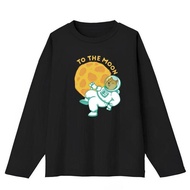 DV123 - ACC WIJAYA Men's Long Sleeve T-Shirt KS1007 Size SML XL 2XL 3XL 4XL - To moon