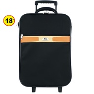 Bagsmarket_Luggage กระเป๋าเดินทาง กระเป๋าล้อลาก แบรนด์ Blackhorse 18 นิ้ว แบบหน้าเรียบ 2 ล้อคู่ด้านหลัง รุ่น S025