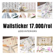 wallpaper sticker wallsticker dekorasi dinding surabaya motif bunga ae