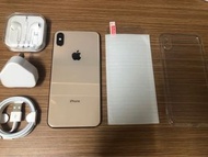 Gold - Full set 96%new iPhone XS  Max 256gb battery 88% one month warranty