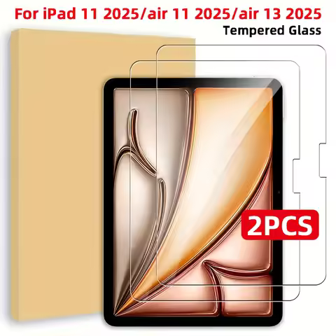 2Pcs Tempered Glass Screen Protector For ipad Air 11 2025 Air 11 2025 M3 Air 13 2025 M3 IPAD Tablet 