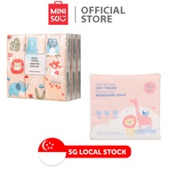 MINISO Soft Pocket Tissues (Forest Family/Monster Paradise Scented/Cartoon Unscented/We Bare Bears) (18Pack)