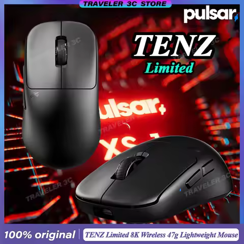 PULSAR TENZ Limited 8K Wireless Gaming Mouse Ergonomic Pulsar XS-1 32000DPI 32 ARM 47g Lightweight f