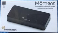 soundmatters Moment 迷你磁吸式藍牙音響/藍芽喇叭/碳纖維單體/支援無線充電/磁充背板