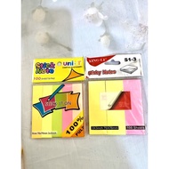 5-color sticky notes, stick notes