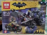 LEPIN 07082(594pcs) Batman car mobile 2 face & due lepin 8/set block kids play fun boy man men super