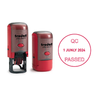 ตรายางวันที่ หมึกในตัว "QC PASSED"รุ่น 46119 โทรดัท