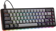 DROP ALT High-Profile Mechanical Keyboard — 65% (67 Key) Gaming Keyboard, Hot-Swap Switches, Programmable Macros, RGB LED Backlighting, USB-C, Doubleshot PBT, Aluminum Frame (Cherry MX Blue, Black)