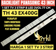 BACKLIGHT TV LED PANASONIC 43 INCH TH 43EX400G BACKLIGHT TV LED 43 INCH