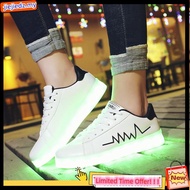 AIME Men/Women students ghost dance luminous shoes USB rechargeable led light sneaker Women's Shoes