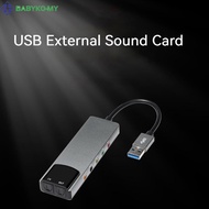 [BABYKO] Aluminum USB External Sound Card with SPDIF Optical Fiber Support AC3  FOR DTS
