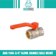 ANA 1140-3/4" ALUM. HANDLE BALL VALVE (FULL BORE)