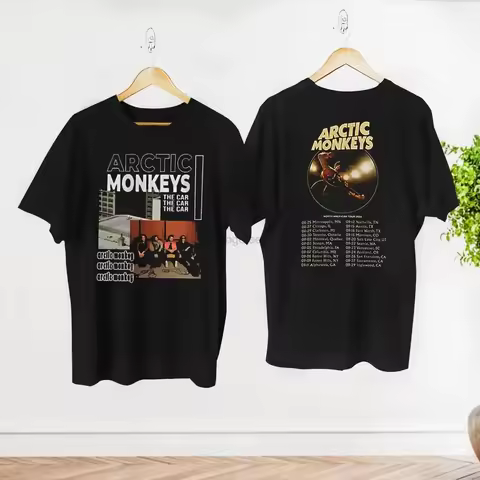 Arctic Monkeys World Tour 2023 Printed T-Shirt Arctic Monkeys Concert Arctic Monkeys Rock Band Man S
