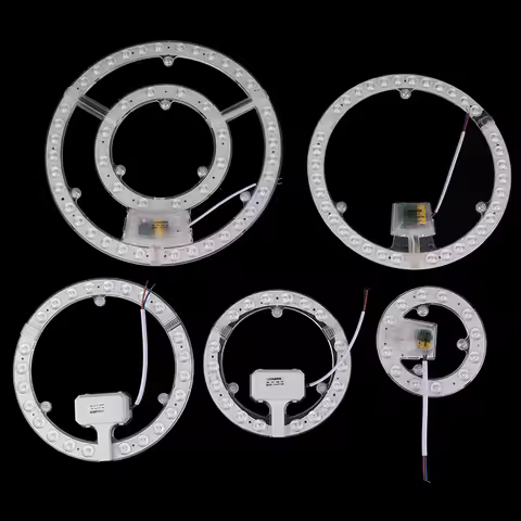 1 Set 12w 18W 24W 36W 48W LED Panel Panel Light Replacement Ceiling Fan Wall Lamp Round Module 220v 