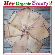 *Vintage Handmade Brown-themed Stationery Papers (A5 Size)