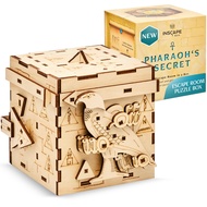 INSCAPE Pharaoh´s Secret Puzzle Box - Escape Room in A Box for Adults - Cluebox - Mind Puzzles for A