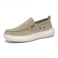 NB CROSS | รองเท้าลำลองผู้ชาย NB Cross ฤดูใบไม้ผลิ 2025 รองเท้าผ้าใบสวมสบาย ทรงหัวมน ส้นแบน พื้นยาง 