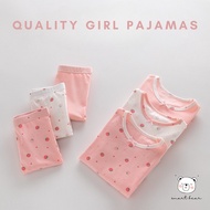 ⭐MY SMART BEAR⭐ Premium Quality Children Pajamas Girl  Cotton Pajamas   Baju Tidur Budak Perempuan