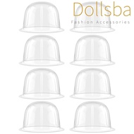 DOLLSBA Baseball Hat Display Rack, Brimless Cap 50-57cm Bucket Hat Storage ,  Inner Support PVC Tran