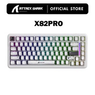 ATTACK SHARK X82PRO HE 75% Wireless Rapid Trigger Gaming Keyboard 0.01mm RT Adjustable Actuation 8Kh