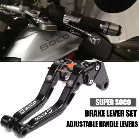 For SUPER SOCO TC SOCO TCmax TS TSx Adjustable Handle Levers Motorcycle Brake Clutch Levers brakes h