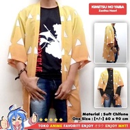 Haori Anime - Loose Kimono Kimetsu no Yaiba - Zenitsu Agatsuma Style