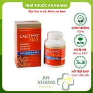 Canxi MK7 Max hộp 60 viên - Bổ sung canxi tảo đỏ tự nhiênD3MK7 -giúp tăng chiều cao ngăn ngừa loãng