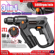 998VF 12V High Rotary Hammer Drill 3-IN-1 Cordless Brushless Hammer Impact Drill With Rechargeable L