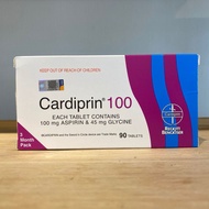 CARDIPRIN 90s (aspirin 100mg + glycine 45mg) exp 3/2027
