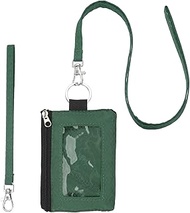 Minimalist RFID Blocking Wallet with ID Window, Small Wallet, Waterproof Zip, RFID Blocking Card Cas