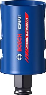 Bosch 1 x Expert Construction Material PC Plus Hole Saw (for Softwood, Coarse Chipboard, Diameter 48
