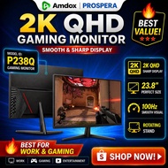 Amdox P238Q 23.8" QHD IPS Monitor (2560×1440 | 100Hz | 100% sRGB)