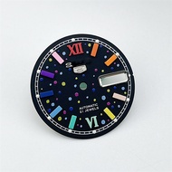28.5MM Watch Dial SK007 Colourful Dial Watch Accessories for NH36A/4R36 Movement