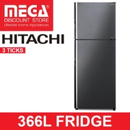 HITACHI R-VX450PMS9 366L 2-DOOR FRIDGE (3 TICKS)