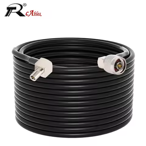 N Male to TS9 CRC9 Male Right Angle 90 Degree Plug 50 Ohm USB Modem Extension Cord Jumper Pigtail RG