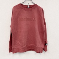 Reebok 運動衫/運動鞋，褪色紅色， L 碼，古著。