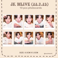 JUNGKOOK_BTS Wlive (22.7.23) FANMADE photocard