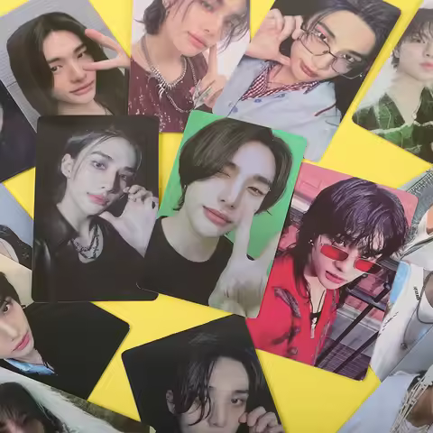 KPOP Idol Stray Album ATE Photocard HYUNJIN FELIX Changbin Bangchan Merch Lomo Cards Photobook Card 