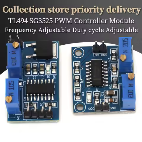 TL494 SG3525 PWM Controller Module Adjustable 5V Frequency 500-100kHz 250mA