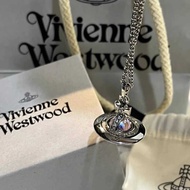 Queen West New Product Symphony Aurora Aurora Three-Dimensional Planet Necklace Female Vivian Laser 