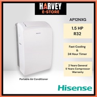 [FREE SHIPPING] Hisense AP12NXG Portable Air Conditioner 移动式空调 (1.5HP / R32) - AP12NXG