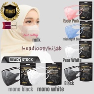 🔥Headloop 4PLY Medical Mask🔥 MEDISHIELD Duckbill Mask Headaoop Premium Face Mask  6D duckbill V-mask monogram 4PLY MASK